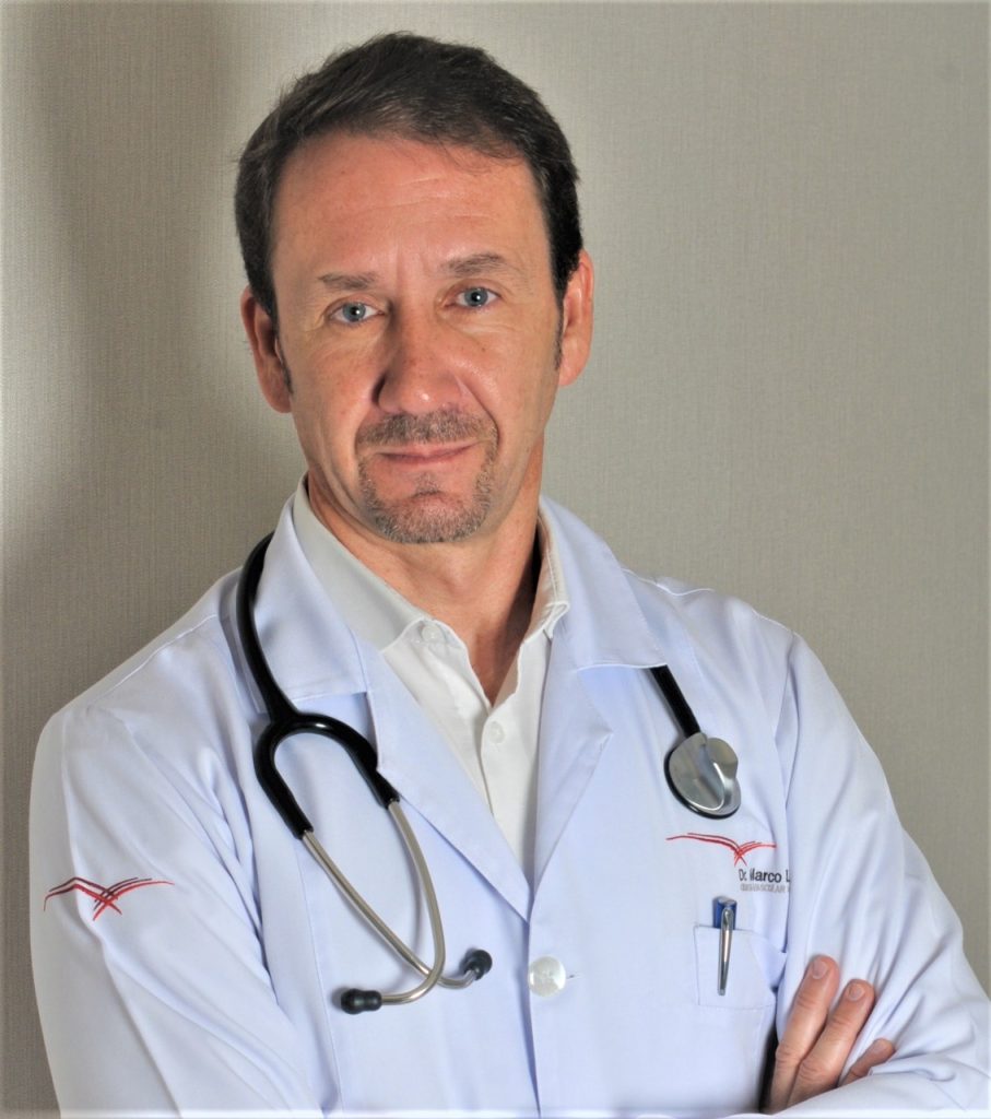O Dr. Marco Lourenço, médico e especialista em Cirurgia Vascular, Angiorradiologia e Cirurgia Endovascular