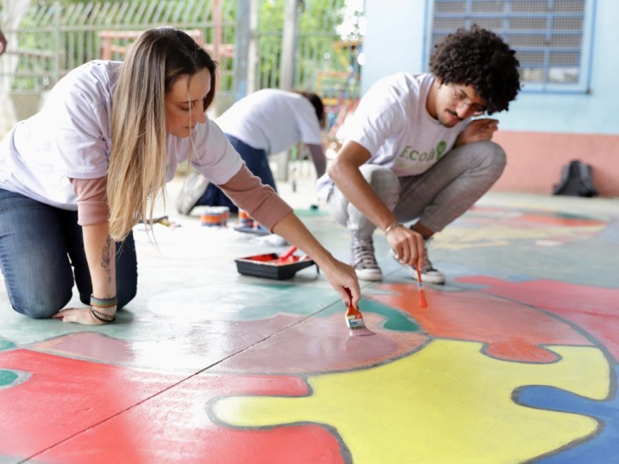 Escola de Santo Amaro recebe ações do projeto Escola Transforma